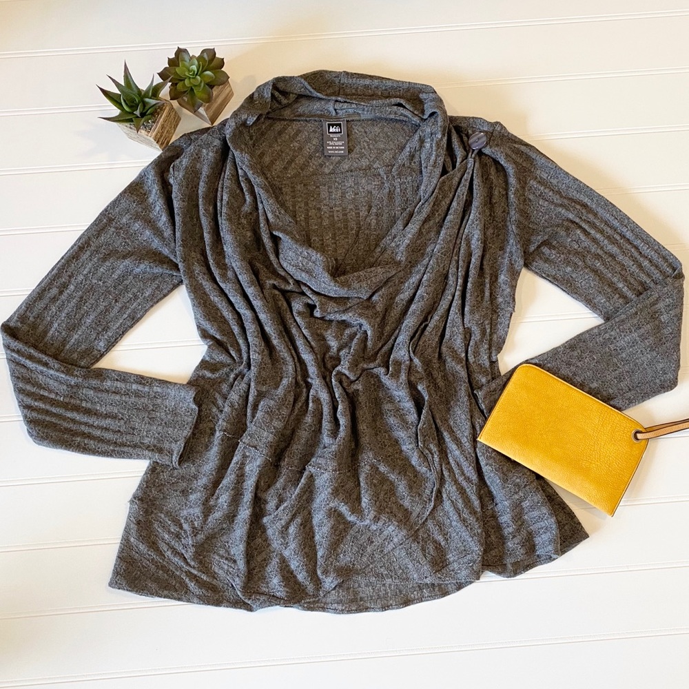 REI wrap style top, size XS